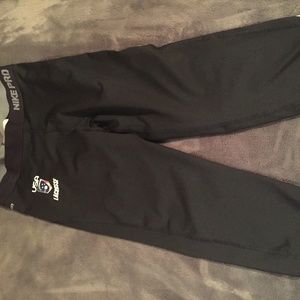 USA lacrosse leggings black - nike pro
